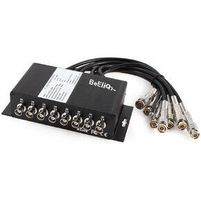 8 Channel Security Camera Video BNC Male to BNC Female Surge Protector Arrester for CCTV DVR Surveillance Camera System