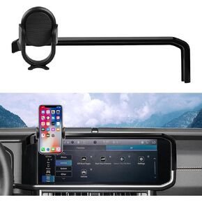Autorder Car Phone Holder for 2024 2025 Jeep Wrangler JL/Gladiator JT Accessories Phone Mount 12.3-Inch Screen Cell Phone Automobile Cradles 360 Degree Rotation