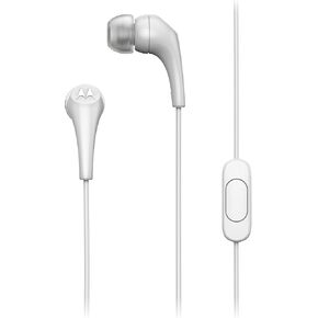 Motorola Wired Earbuds with Microphone - Earbuds 2-S Corded in-Ear Headphones, Control Button for Calls/Music, Comfortable Lightweight Silicone Ear Buds, Clear Bass Sound, Noise Isolation - Black in Saudi Arabia