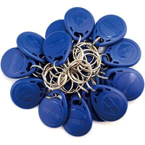 50 PCS RFID Key Fob 125KHz TK28/TK4100 Proximity IC Card Token Key Tags for Access Control Smart Door Locks - Read Only