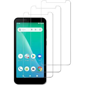 3 Pack for Foxx A55 Screen Protector,Case Friendly, Scratch Resistant Bubble Free Anti-Fingerprints HD Clear,Tempered Glass Film for Foxx Foxxd A55
