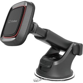 Cellet Car Phone Mount, Dashboard & Windshield Magnetic Mount Phone Holder Adjustable Long-Arm Universal Compatible with Samsung Note 20 10 9 8 5 Galaxy S21 S20 S10 S9 A71 A52 A51 A50 A42