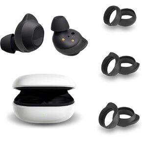 أطراف أجنحة لسماعات أذن Galaxy Buds FE [3 أزواج، S/M/L]، أطراف أجنحة من السيليكون الناعم Galaxy Buds FE ملحقات Galaxy Buds FE مضادة للانزلاق مع صندوق تخزين، مناسبة لعلبة الشحن - أسود in Kuwait
