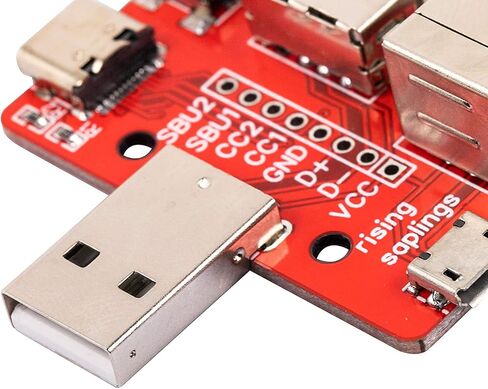 2 قطعة USB لوحة القطع 6 في 1 نوع A ذكر إلى Mini Type-c مايكرو نوع B أنثى المجلس in Saudi Arabia