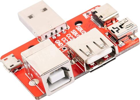 2 قطعة USB لوحة القطع 6 في 1 نوع A ذكر إلى Mini Type-c مايكرو نوع B أنثى المجلس in Saudi Arabia