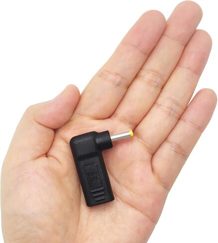 2PCS USB C to DC Adapter type c Female to dc 4.0X1.7mm 20V/3A PD Trigger Male Plug Power Charger Connector in Saudi Arabia