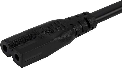 سلك طاقة مستقطب بطول 6 أقدام (1.8 متر) ذو شقين أمريكي (Nema 1-15P) إلى سلك طاقة منفصل IEC C7 Y مستقطب مزدوج، منفذ أمريكي ذكر إلى شكل مزدوج 8 أنثى لمشغلات DVD، ومشغلات الأقراص المضغوطة، وصناديق البث، وأجهزة تسجيل الفيديو in Kuwait