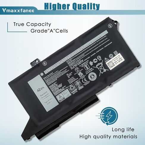 استبدال بطارية الكمبيوتر المحمول WY9DX 42Wh لجهاز Dell Latitude 5520 5420 Precision 15 3560 Series P137G P137G001 P104F P104F002 P104F001 RJ40G 01K2CF 075X16 0WK3F1 0M3KCN 005R42 81SS000DUS in Kuwait