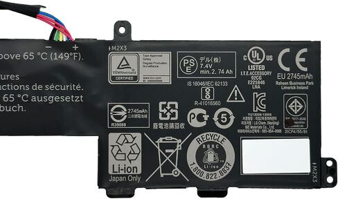 بطارية الكمبيوتر المحمول TM9HP 20Wh 2735mAh 2-Cell 7.4V متوافقة مع Dell Latitude 13 7350 / Latitude 13 7350 لوحة المفاتيح Dock Series 0FRVYX FRVYX 08K1VJ 8K1VJ 0J84W0 J84W0 0R89JJ R89JJ in Saudi Arabia