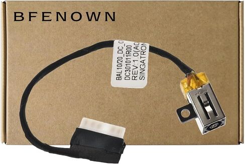 كابل مقبس الطاقة البديل لـ Dell Inspiron 15 3583 3493 3595 5593 14 3482 5493 17 3793 P35E007 Latitude 3490 3590 E3490 E3590 0228R6 228R6 CN-0228R6-E8C00 DC301011R00 DC3 01012300 in Kuwait