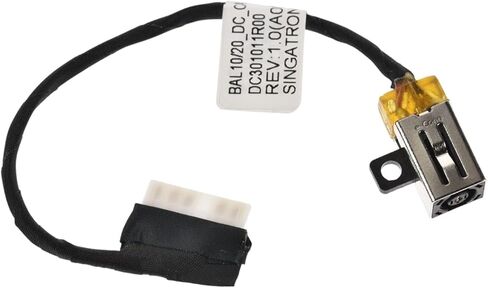 كابل مقبس الطاقة البديل لـ Dell Inspiron 15 3583 3493 3595 5593 14 3482 5493 17 3793 P35E007 Latitude 3490 3590 E3490 E3590 0228R6 228R6 CN-0228R6-E8C00 DC301011R00 DC3 01012300 in Kuwait