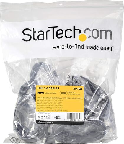 StarTech.com 4m 13ft USB C to A Cable - USB 2.0 USB-IF Certified - USB Type C to USB Type A Cable M/M - USB-C Charging Cable - USB A to C (USB2AC4M) in Saudi Arabia