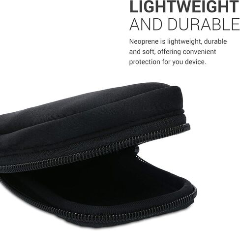 kwmobile Soft Case Compatible with Garmin GPSMAP 66s / 66st / 66i - Protective Pouch for Handheld GPS - Black in Saudi Arabia