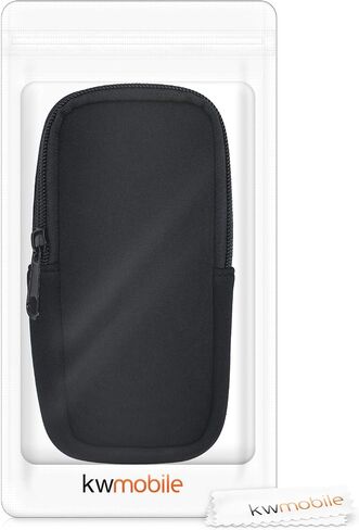 kwmobile Soft Case Compatible with Garmin GPSMAP 66s / 66st / 66i - Protective Pouch for Handheld GPS - Black in Saudi Arabia