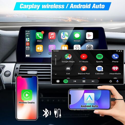 Car Stereo for BMW 5 E60 E61 E63 E64 CCC 2005-2008, 12.3 inch Car Audio Receivers Car Radio Touchscreen with Wireless Aftermarket Android Auto Head Unit Backup Camera GPS Carplay for Apple Car Play in Saudi Arabia