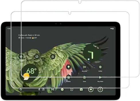 VIESUP for Google Pixel Tablet (2023) Screen Tempered Glass - [2Pack] 9H Hardness High Definition No Bubble Anti-scratch Screen Protector Tempered Glass for Pixel Tablet (10.95") 2023 in Saudi Arabia