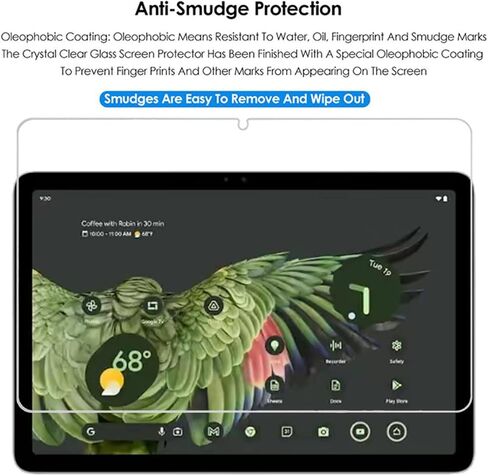 VIESUP for Google Pixel Tablet (2023) Screen Tempered Glass - [2Pack] 9H Hardness High Definition No Bubble Anti-scratch Screen Protector Tempered Glass for Pixel Tablet (10.95") 2023 in Saudi Arabia