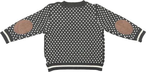 Toddler Baby Boy Cotton Knitted Sweater Long Sleeve Round Neck Pullover Tops Fall Winter Clothes in Saudi Arabia