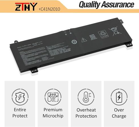 ZTHY 56Wh C41N2010 استبدال بطارية الكمبيوتر المحمول ASUS ROG Strix G15 G513IC G513IH G513QC G513QE ROG Strix G17 G713QE G713QE-HX008T G513IC-HN002T G513IH-GTX1650T G513QC-R735B6T G513QE -HN109T 15.48 فولت in Saudi Arabia