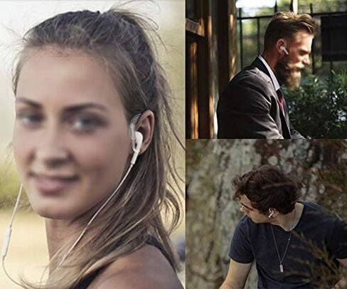 قطعة بديلة لزعانف الأذن لسماعات Airpod، [مضادة للفقد] خطاف أذن من السيليكون الناعم القابل للتعديل، تصميم لسماعات Airpod، جل، زوجين، شفاف in Kuwait