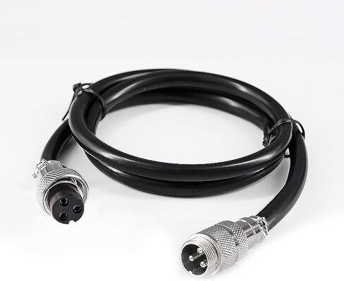 Aviation Plug GX16 Connector 2/3/4/5/6/7/8/9/10/12 Pin Socket with Wire 1M (3 Pin Female-Male) in Saudi Arabia