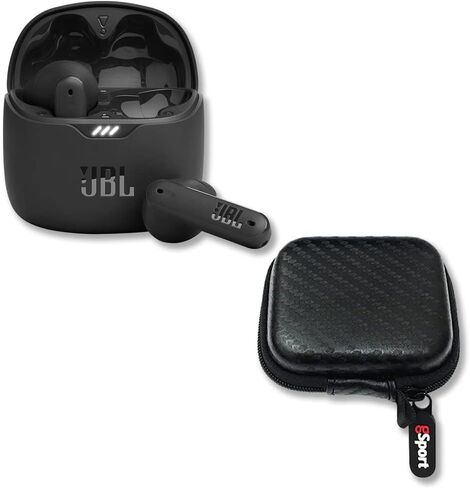 مجموعة سماعات الأذن اللاسلكية JBL Tune Flex المانعة للضوضاء مع حافظة gSport (أزرق) in Saudi Arabia