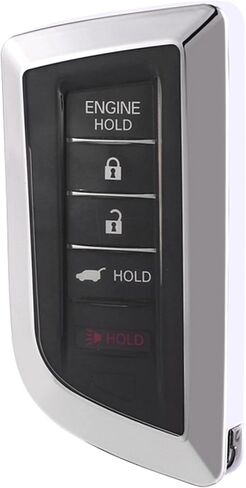غطاء مفتاح Fob لـ Acura Soft TPU Car Key Shell Case Protector متوافق مع 2022 2023 Acura RDX MDX Integra A-spec w/Tech CVT (أحمر) in Saudi Arabia