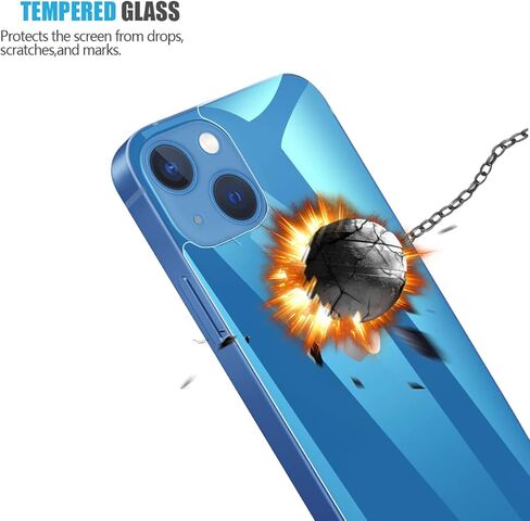 (4 عبوات) واقيات شاشة لهاتف iPhone 13 مقاس 6.1 بوصة مع أغطية خلفية، وواقي شاشة أمامي من الزجاج المقوى Akwox 9H وواقي شاشة خلفي لهاتف iPhone 13 / iP 13 pro (6.1 بوصة) in Kuwait