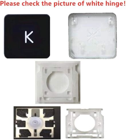 يمكن استخدام غطاء ومفصلات المفاتيح الفردية AP08 من النوع K لطراز MacBook Pro A1425 A1502 A1398 لجهاز MacBook Air Model A1369/A1466 A1370/A1465 لاستبدال غطاء مفتاح K والمفصلة in Saudi Arabia