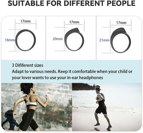 أطراف أجنحة لسماعات أذن Galaxy Buds FE [3 أزواج، S/M/L]، أطراف أجنحة من السيليكون الناعم Galaxy Buds FE ملحقات Galaxy Buds FE مضادة للانزلاق مع صندوق تخزين، مناسبة لعلبة الشحن - أسود in Kuwait