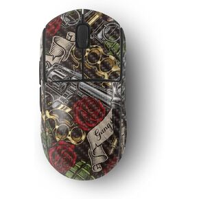 MightySkins Carbon Fiber Skin Compatible with Logitech G Pro Wireless Gaming Mouse - Gangster Life | Protective, Durable Textured Carbon Fiber Finish | Easy to Apply