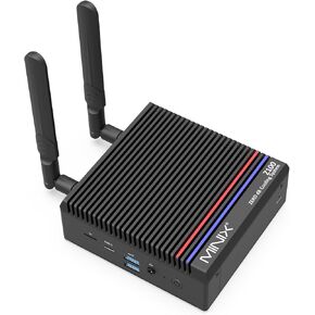 MINIX Z100-Aero, Intel 12th Gen N100, 16GB DDR4, 512GB PCIe 3.0 X1 NVMe SSD Windows 11 Pro Mini PC, 4K Triple Display/1GB+2.5G LAN/USB-A 3.2/USB-C/WiFi 5/BT5.1/Vesa Mount/Support Auto Power On