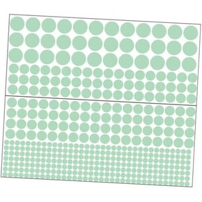 407pcs Kids Stickers Circle Dot Stickers Kids Wallpaper Dot Wall Decals for Kids Rooms Kid Stickers Glow in The Dark Wall Stickers for Kids Children's Room Mural