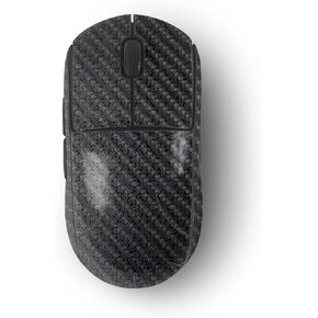 MightySkins Carbon Fiber Skin Compatible with Logitech G Pro Wireless Gaming Mouse - Glamorous | Protective, Durable Textured Carbon Fiber Finish | Easy to Apply, Remove, and Change Style