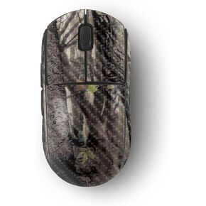MightySkins Carbon Fiber Skin Compatible with Logitech G Pro Wireless Gaming Mouse - Tree Camo | Protective, Durable Textured Carbon Fiber Finish | Easy to Apply, Remove, and Change Style