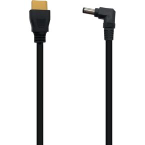 Power Cable XT60 Male Plug for DJI FPV Goggles V2, Fatshark Battery - Right Angle DC 5.5 X 2.5MM, 4.9 ft