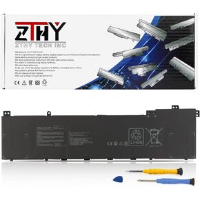 ZTHY C32N2022 استبدال بطارية الكمبيوتر المحمول ASUS VivoBook Pro 16X OLED K6602ZC M7600QC M7600QE N7600P N7600QA N7600QC N7600QE N7600ZE Zenbook Pro 15 OLED UM535QE Series 0B200-04040000 11.55V 96Wh in Kuwait