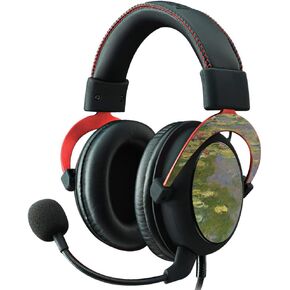 MightySkins Skin Compatible with Kingston HyperX Cloud II Gaming Headset - Water Lilies | Protective, Durable, and Unique Vinyl Decal wrap Cover | Easy to Apply, Remove | Made in The USA