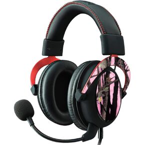 MightySkins Skin Compatible With Kingston HyperX Cloud II Gaming Headset - Pink Tree Camo | Protective, Durable, and Unique Vinyl Decal wrap cover | Easy To Apply, Remove | Made in the USA