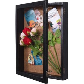 Extra Large Shadow Box 20x24, Big Shadow Boxes Display Cases with Magnetic Door for Keepsake Collages Photos Tickets Flowers Bouquet Memorial Items(Black) in Kuwait