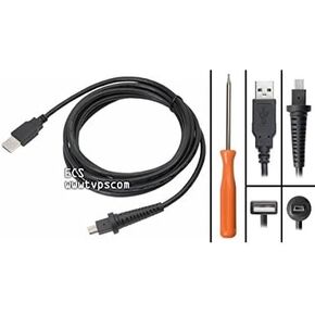 ECS Replacement Cable for Dictaphone Nuance PowerMic II, Approved Computer Microphone Cable, Wired USB Dictation Equipment Device Wire