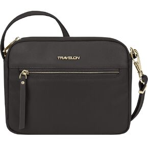 Travelon Anti-Theft Addison Small Crossbody, Evergreen