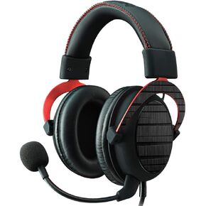 MightySkins Skin Compatible with Kingston HyperX Cloud II Gaming Headset - Carved Wood | Protective, Durable, and Unique Vinyl Decal wrap Cover | Easy to Apply, Remove | Made in The USA