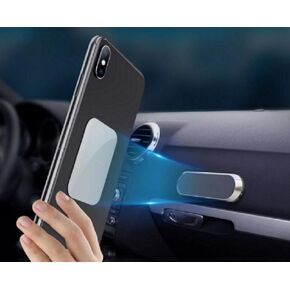 TRUE LINE Automotive Silver Magnet Cell Phone Dashboard Steering Wheel Mounted Holder Long