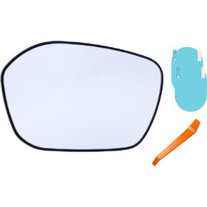 Driver Side Mirror Glass Replacement Compatible with Honda Civic 2022-2024, Acura Integra 2022-2024, Heated with Blind Spot Detection System