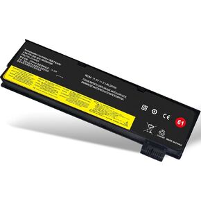 61 Type 24Wh 01AV423 Battery External Replacement for Lenovo ThinkPad T470 T570 A475 A485 T480 T580 P51S P52S TP25 (Anniversary Edition 25) 01AV490 4X50M08810 SB10K97579 SB10K97580 01AV424 SB10K97581
