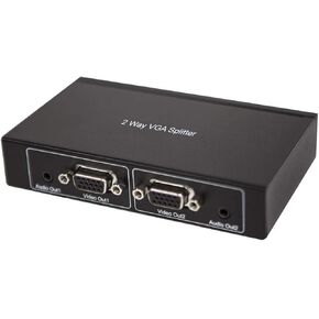 Monoprice 1x2 VGA Splitter with Audio, 500MHz