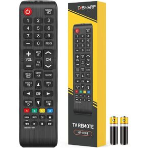 Universal Remote Control for Samsung Smart TVs Replacement Control Designed for 4K UHD QLED HDTV LED TVs, Featuring Dedicated Buttons for Netflix, Prime Video, and Hulu, TV Remote with 2* AAA Battery
