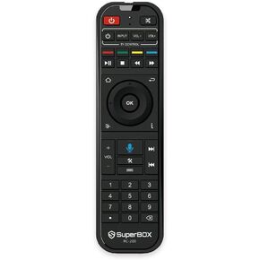 Superbox Remote Control RC-200, Authorized Original SuperBox Bluetooth Voice Remote Control for Superbox S5 Max / S5 Pro/Elite Ultra/Elite pro+ (Without Voice for S4 Pro and S3 Pro)