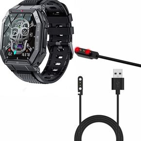 USB Cable for EIGIIS Bassizo K55 Smart Watch, Magnetic 2pin Charger